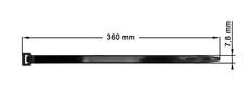 Kabelbinder-7,8x360mm